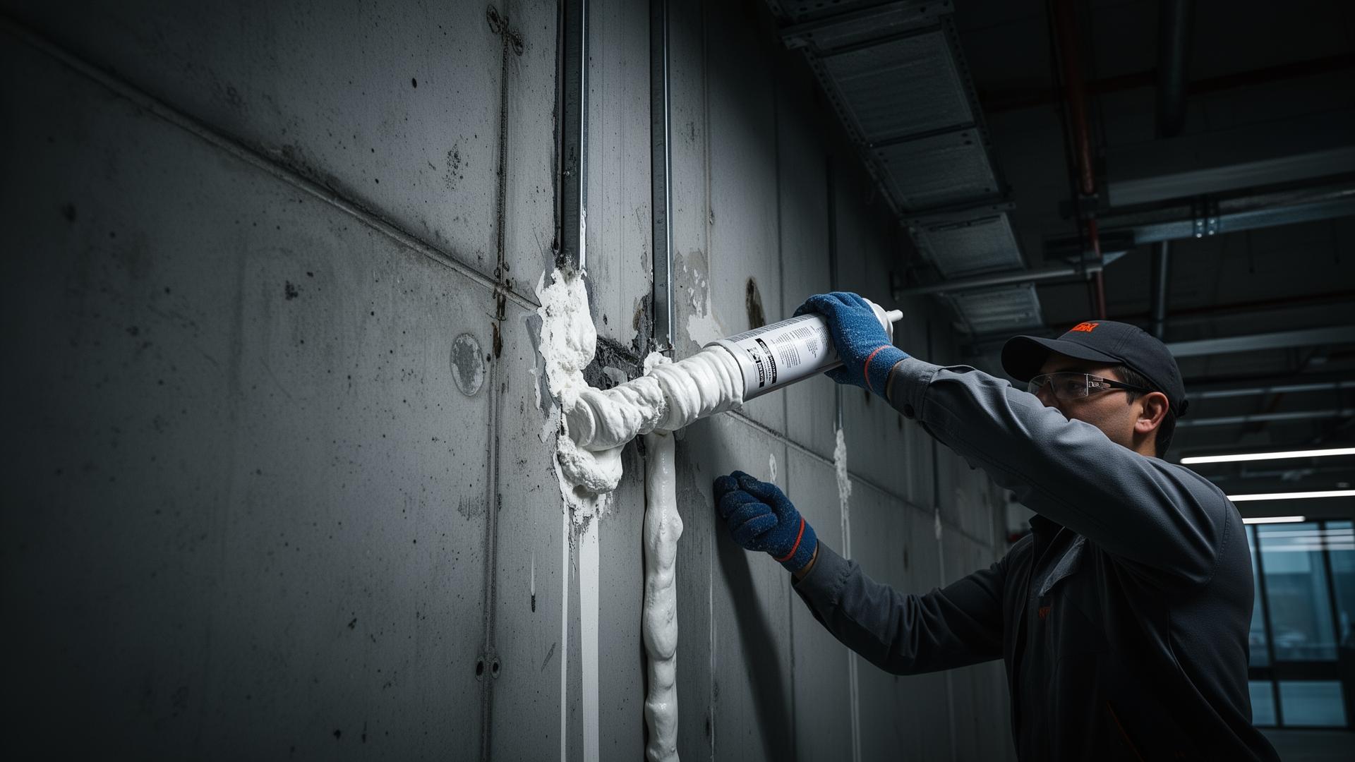 Passive fire protection installation